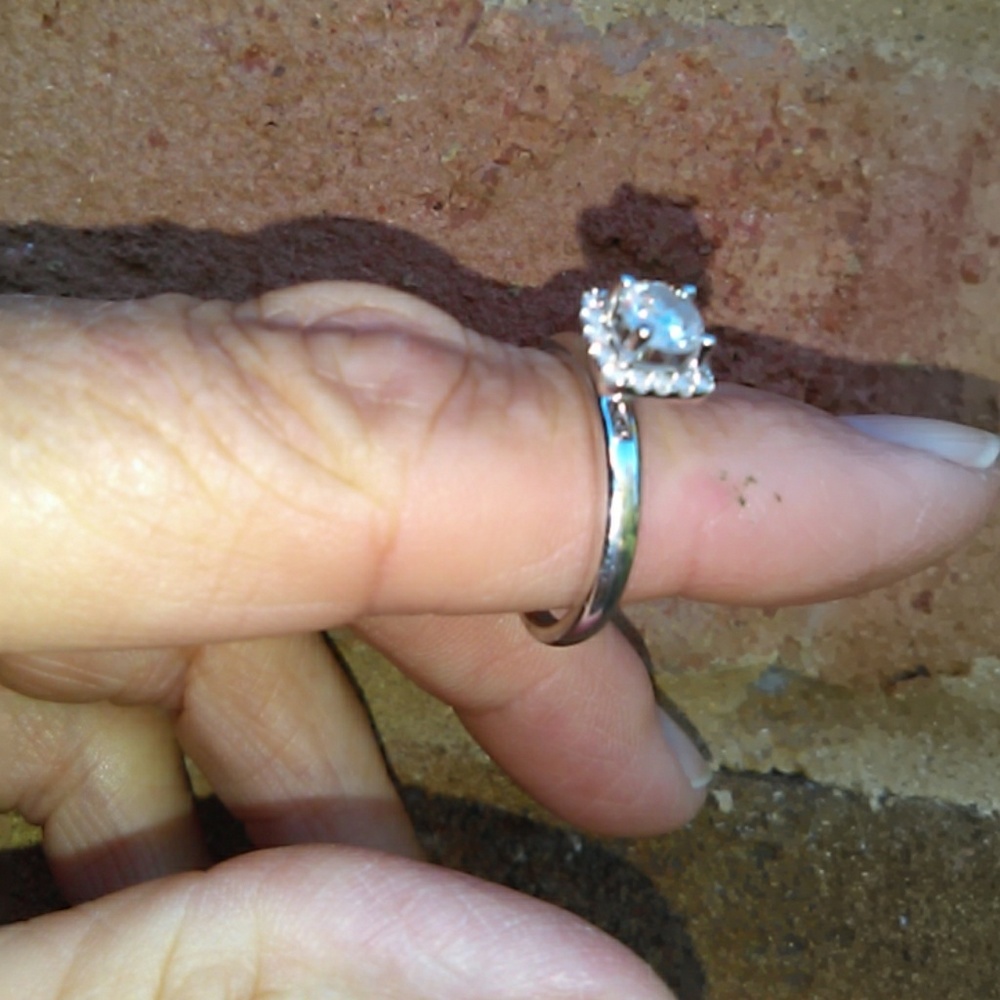 ...Diamond ring...size 6 - Picture 3 of 7